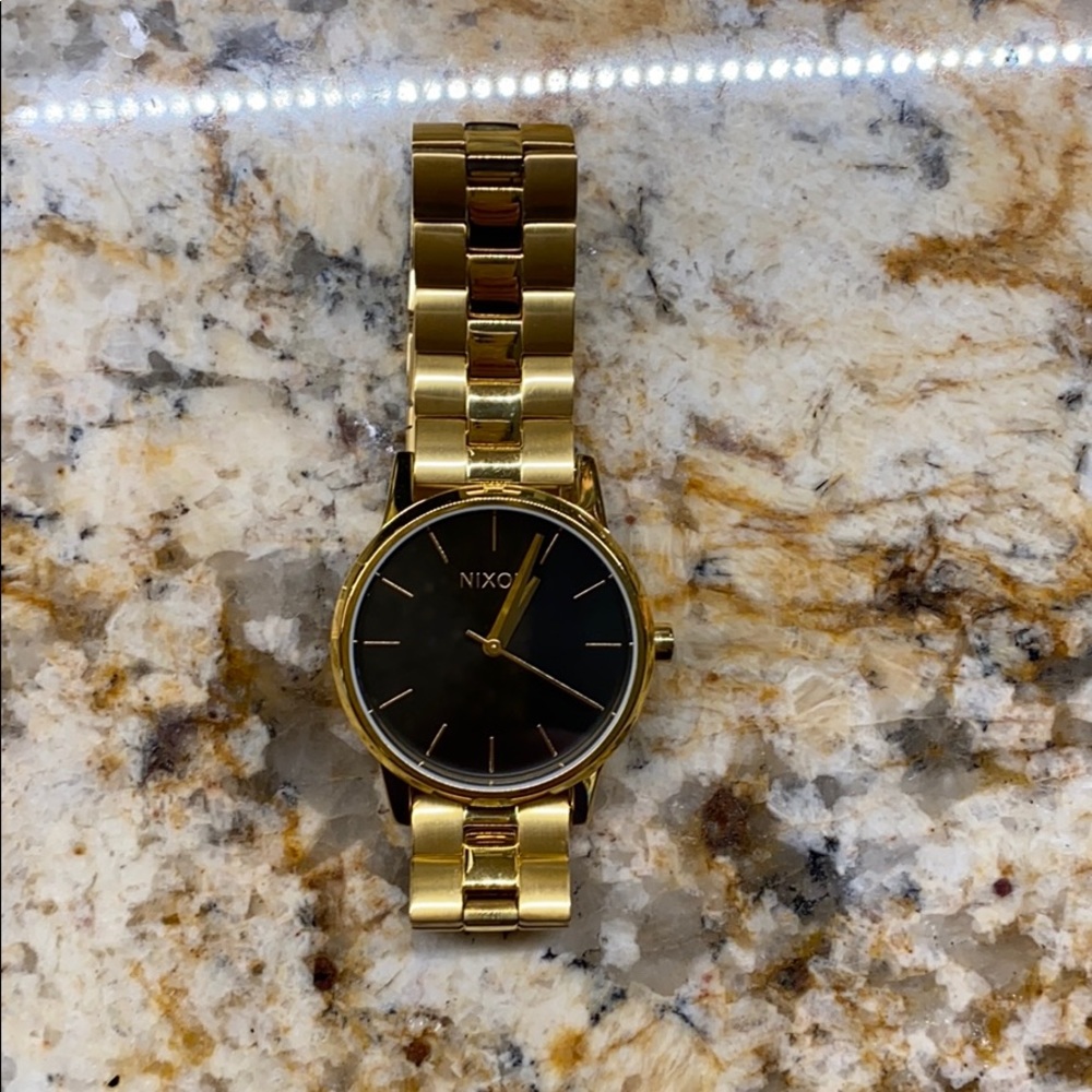 Nixon gold watch